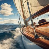 Sail Boat Waves Stock Photos and Images - 123RF